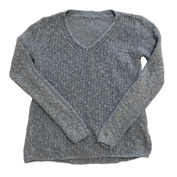 3/$25 ❥ Lightweight V-Neck Long Sleeve Sweater Size Small Light Blue Casual Work - Picture 1 of 16